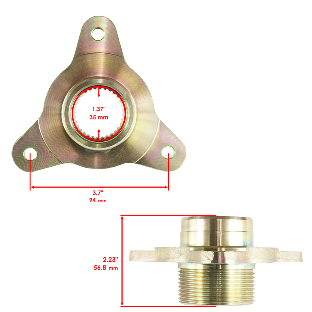 Rear Brake Disc Rotor Hub Collar Replacement for Polaris Scrambler 500 (2005–2012)