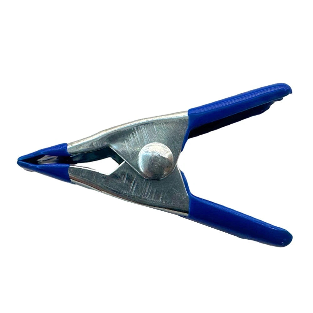 Set of 4 Metal Spring Clamps with Rubber Pads for Lights