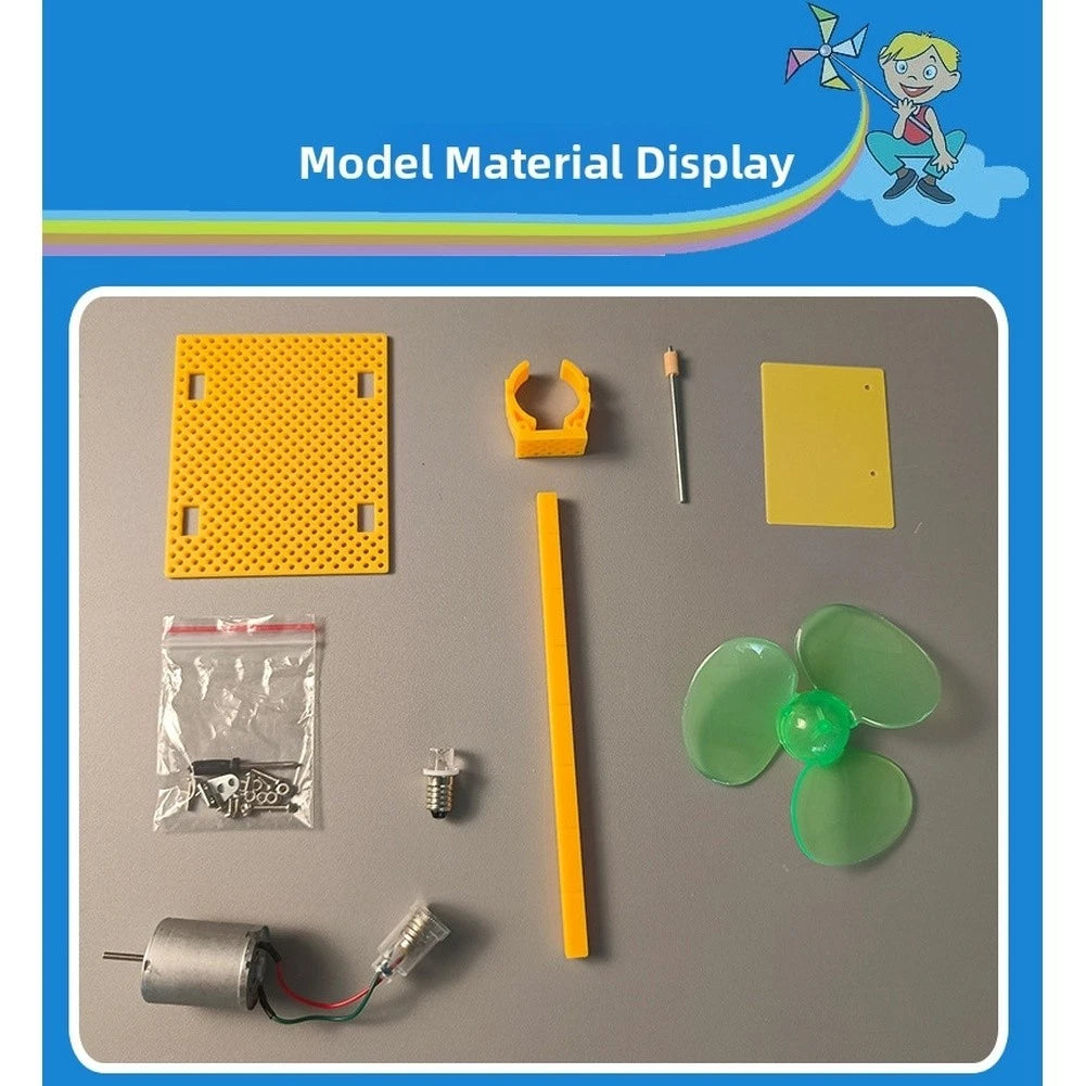 Wind Power Demo Kit for Small Turbine (E10 White Light, 360 Rotation)