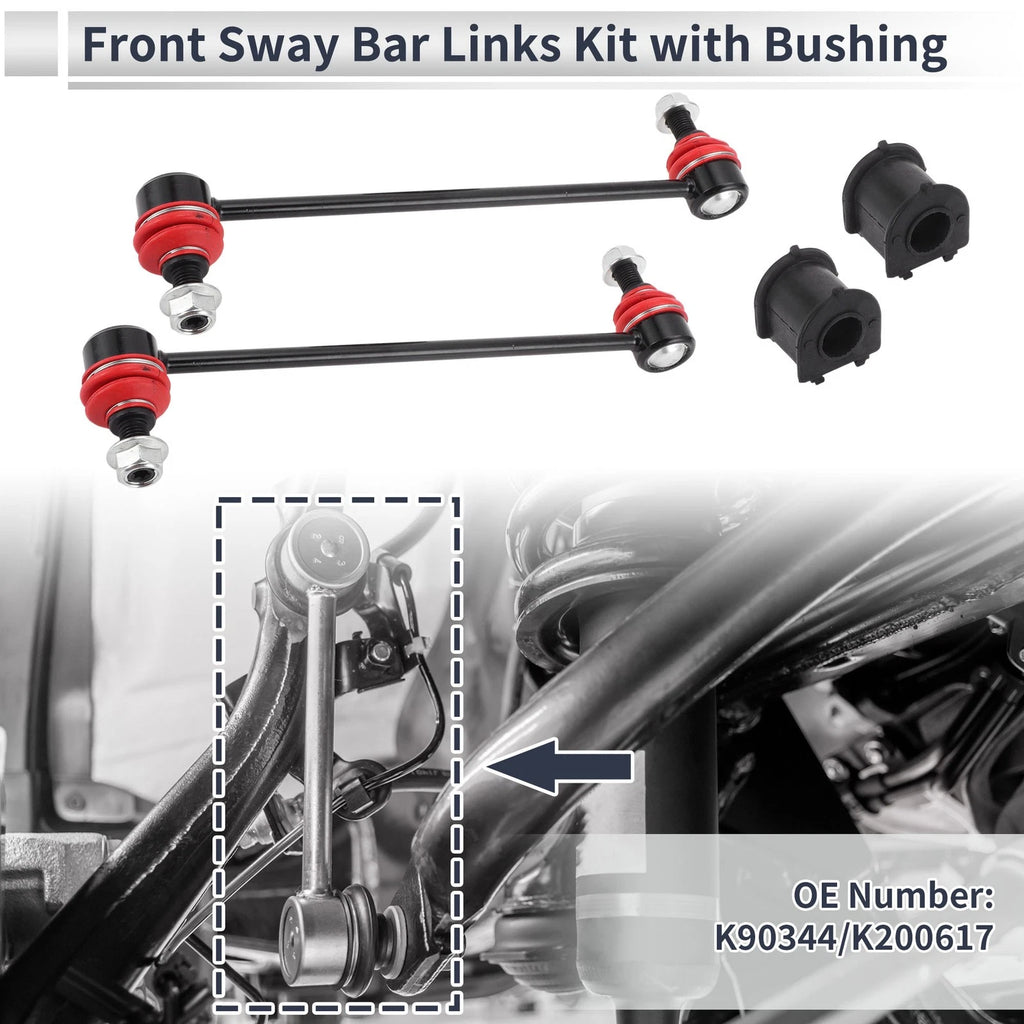 Front Stabilizer Bar Links with Bushings for Mazda 3 (2004–2009)