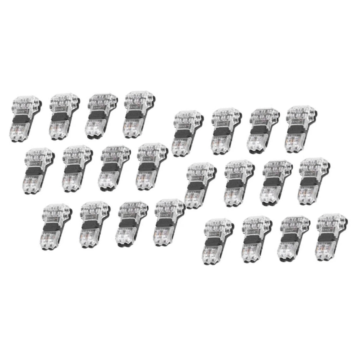 24x 3 Way T Tap Cable Connector for 18-22 AWG Wire