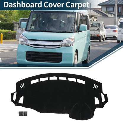 Dashboard Dash Cover Mat for Suzuki Spacia MK32S (2013–2017) Black Set of 1