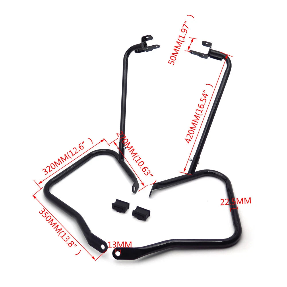 Saddlebag Guard Bracket for Harley Touring FLHX FLHR (2014–Present)