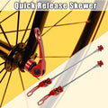 Front Rear Wheel Axle Quick Release Pair for MTB Bicycle (Red) (2005–2015)