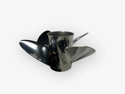 4 x 14 x 21 LH SS Propeller for Evinrude Johnson Cyclone (OEM, 763947)