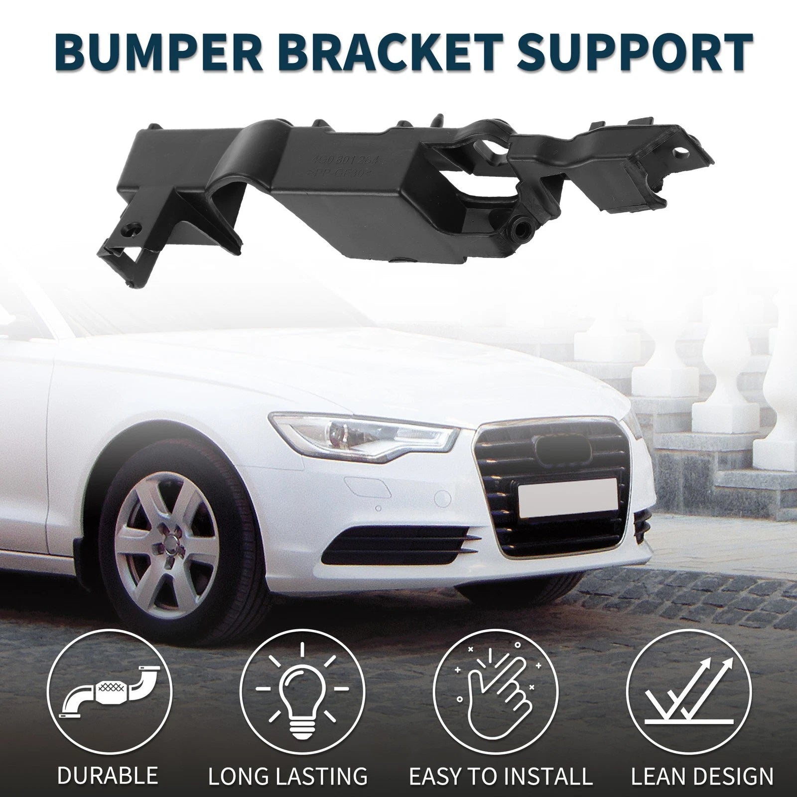 Right Front Bumper Retainer Bracket for Audi A6 (2011–2018)