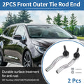 2PCS Front Outer Tie Rod End Links Replacement for Toyota Prius (2010–2018)