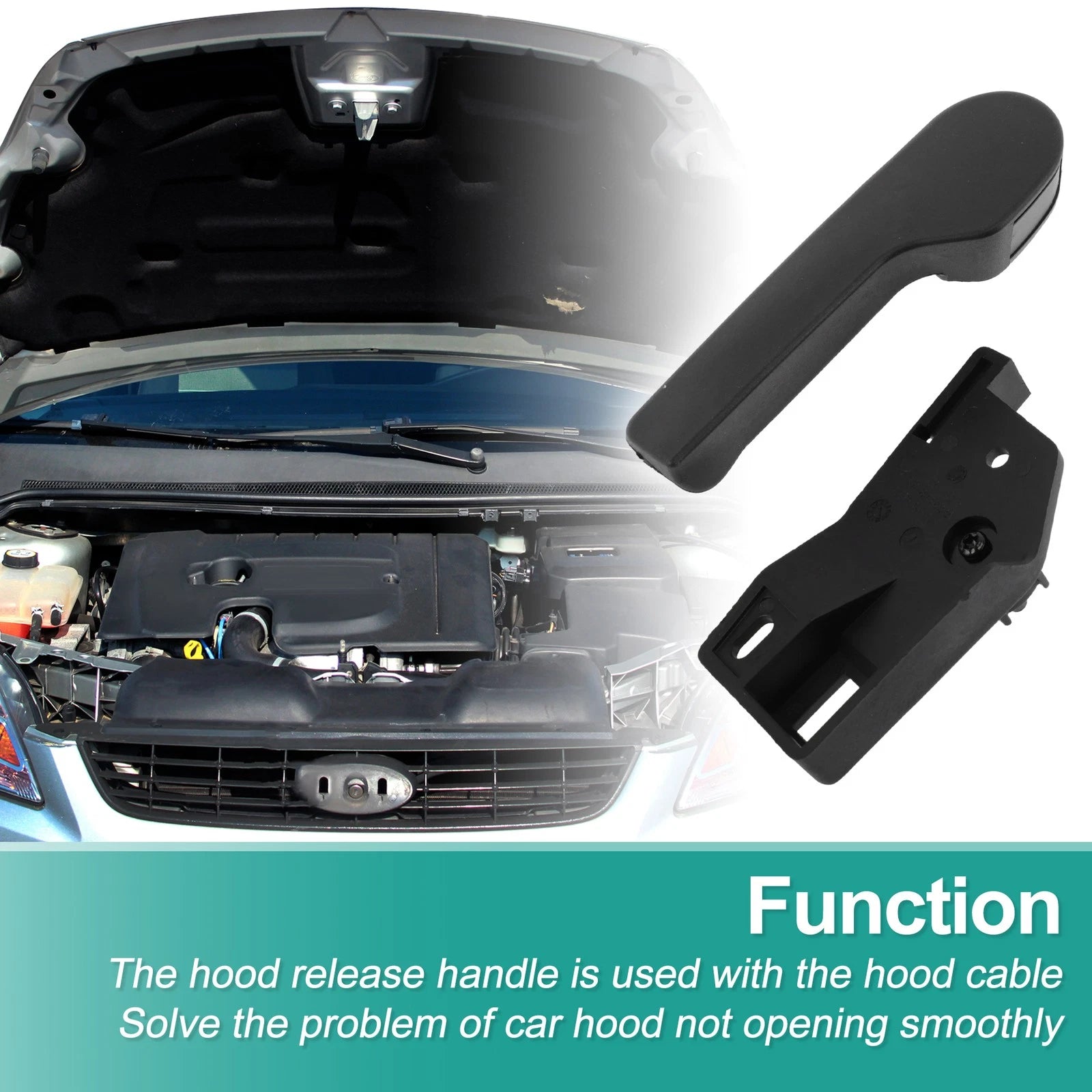 Hood Latch Release Handle for Volkswagen Caddy III (2004–2015)