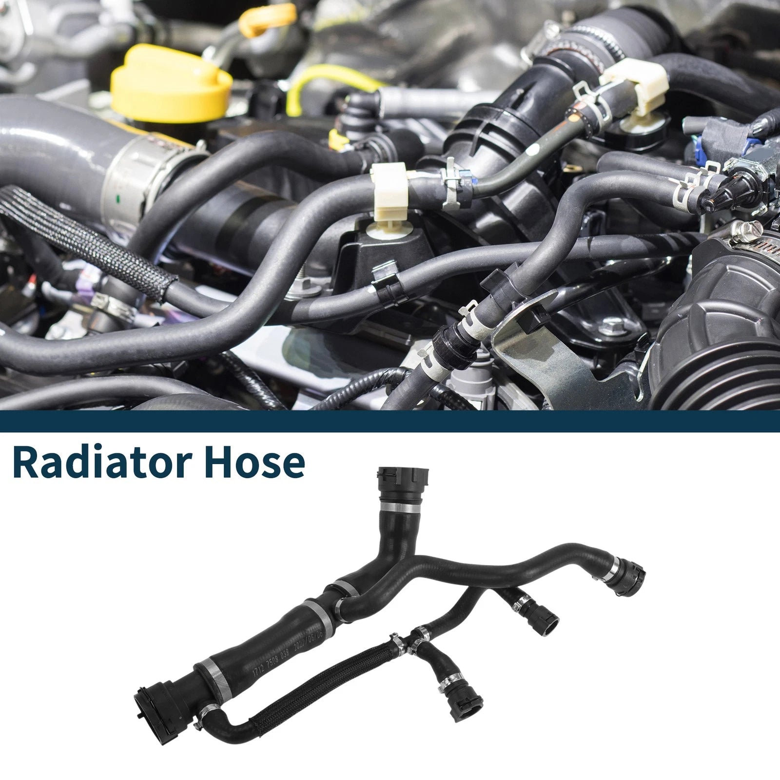 Radiator Hose Upper Replacement for BMW 760Li E66 V12 (2003–2008)