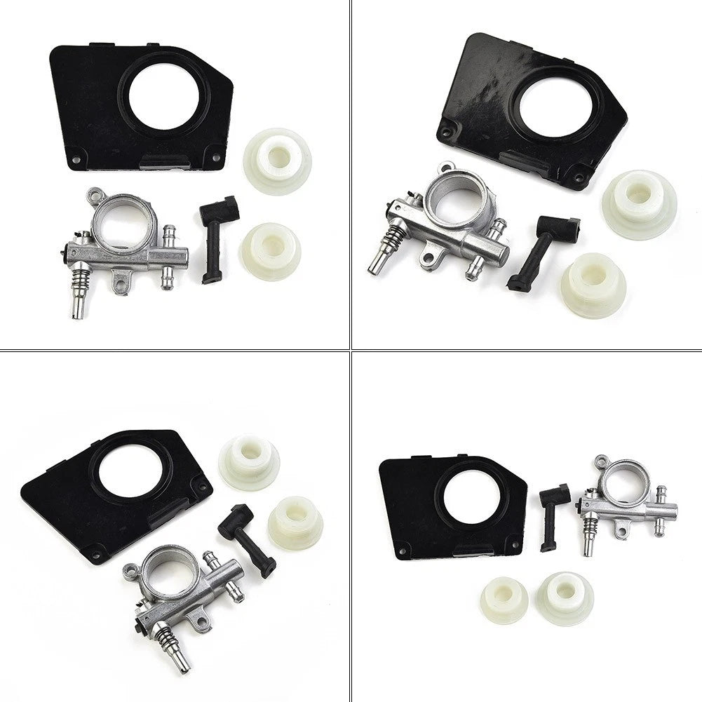 Oil Pump Cover Gear Worm & Injector Nozzle for 25CC 2500 Chainsaw
