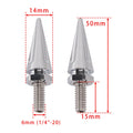 3X Silver Spike Windshield Bolts for Street Glide Electra Glide Touring (1996–2013)