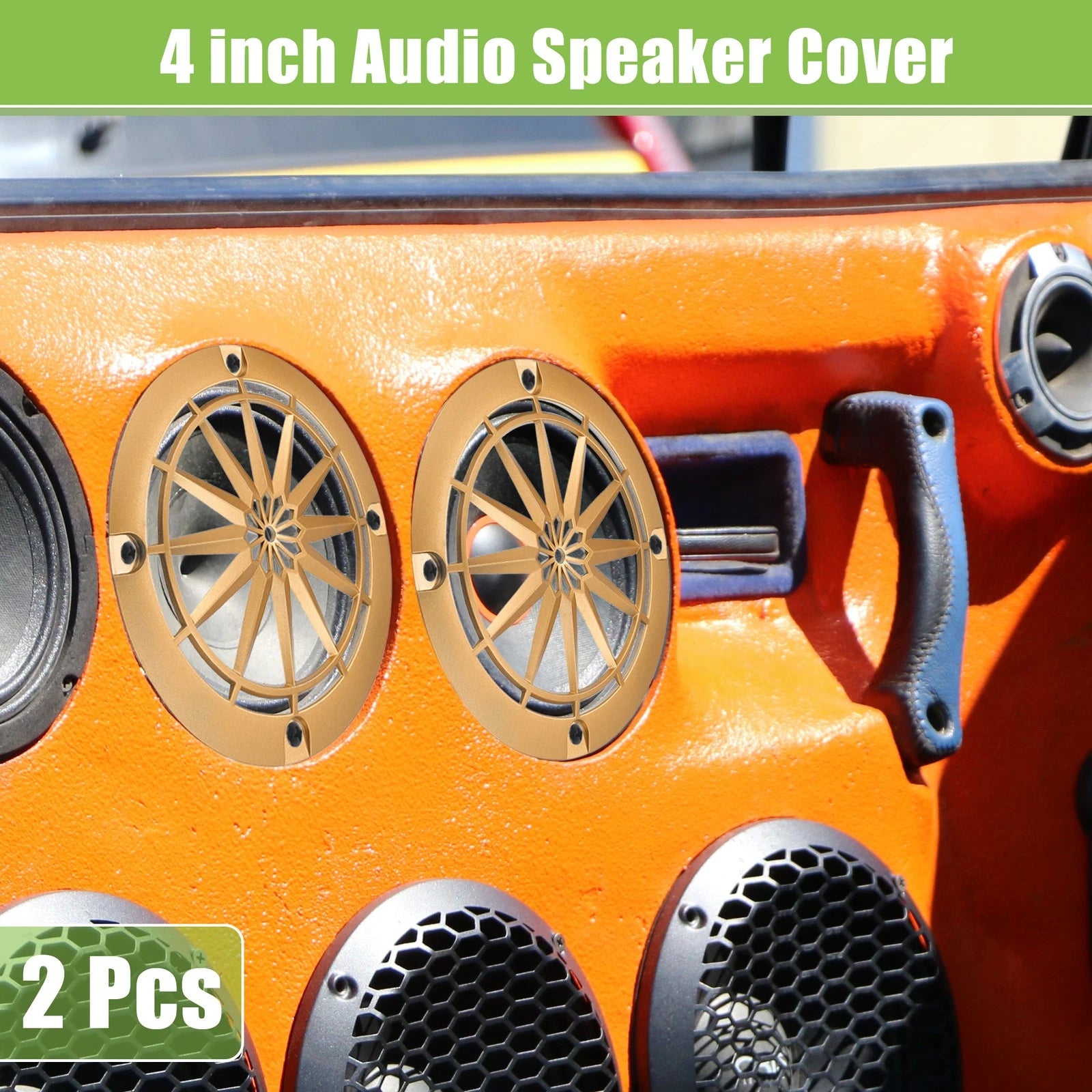 2pcs Speaker Grill Cover for Car Audio Subwoofer (Universal)