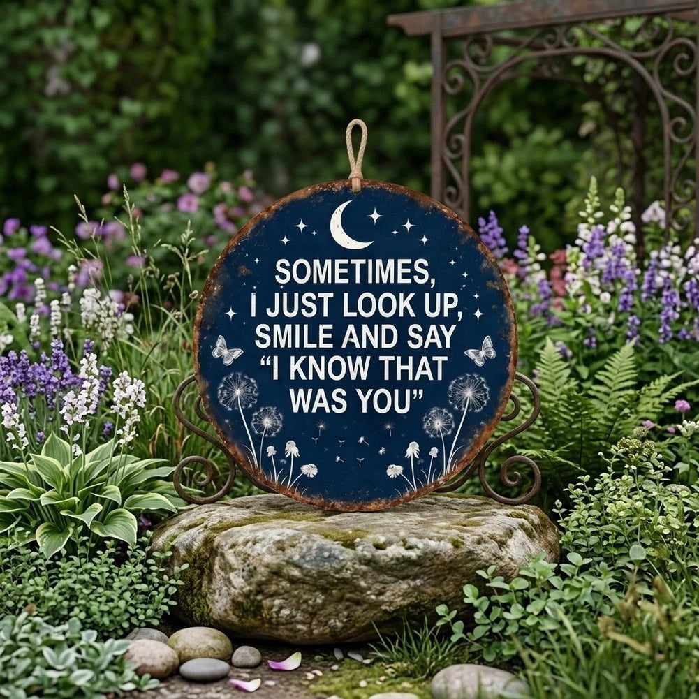 Outdoor Memorial Sign for Tree Fence Porch
