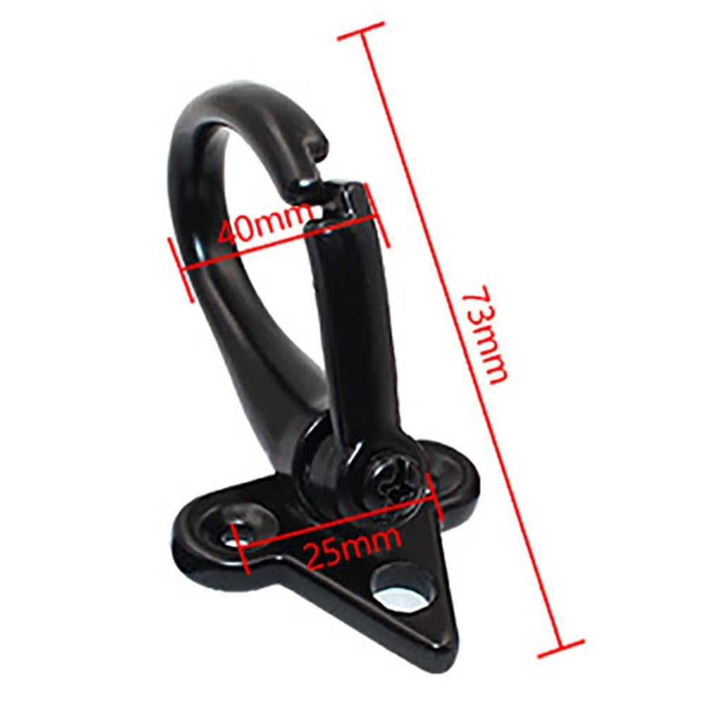 Motorcycle Hook Hanger with Screws for Helmet Gloves Fits Most for scooters