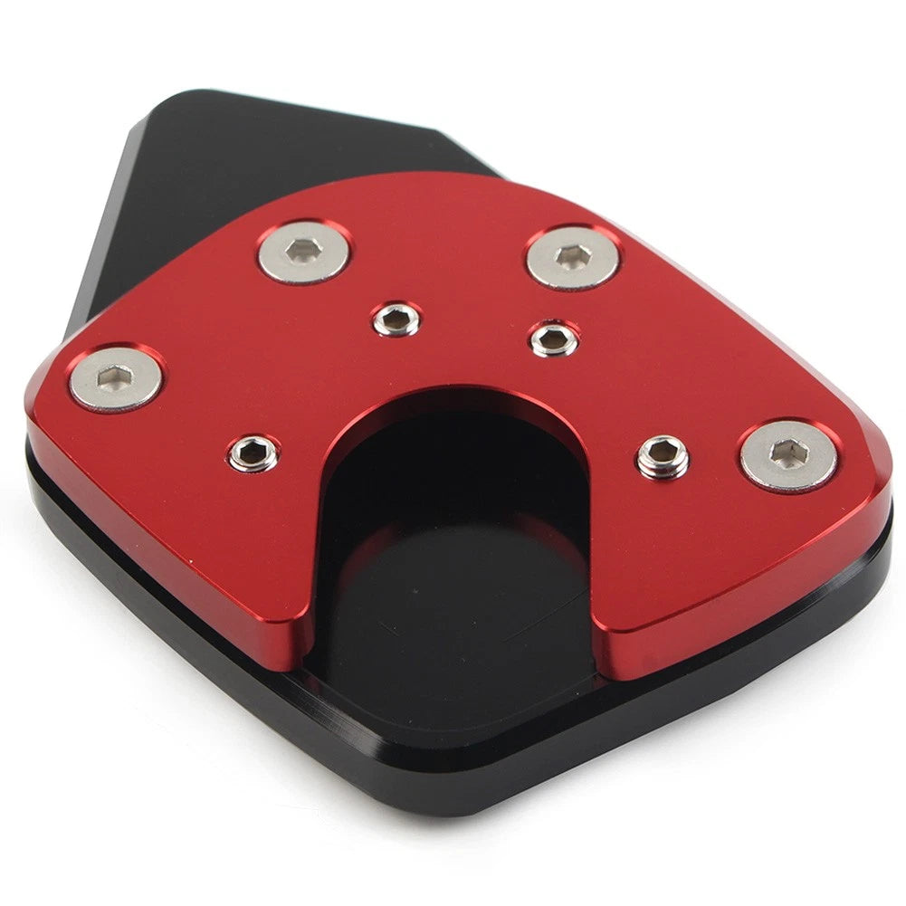Kickstand Side Stand Extension Plate Pad for Honda X-ADV XADV 750 (2017–2018) Red
