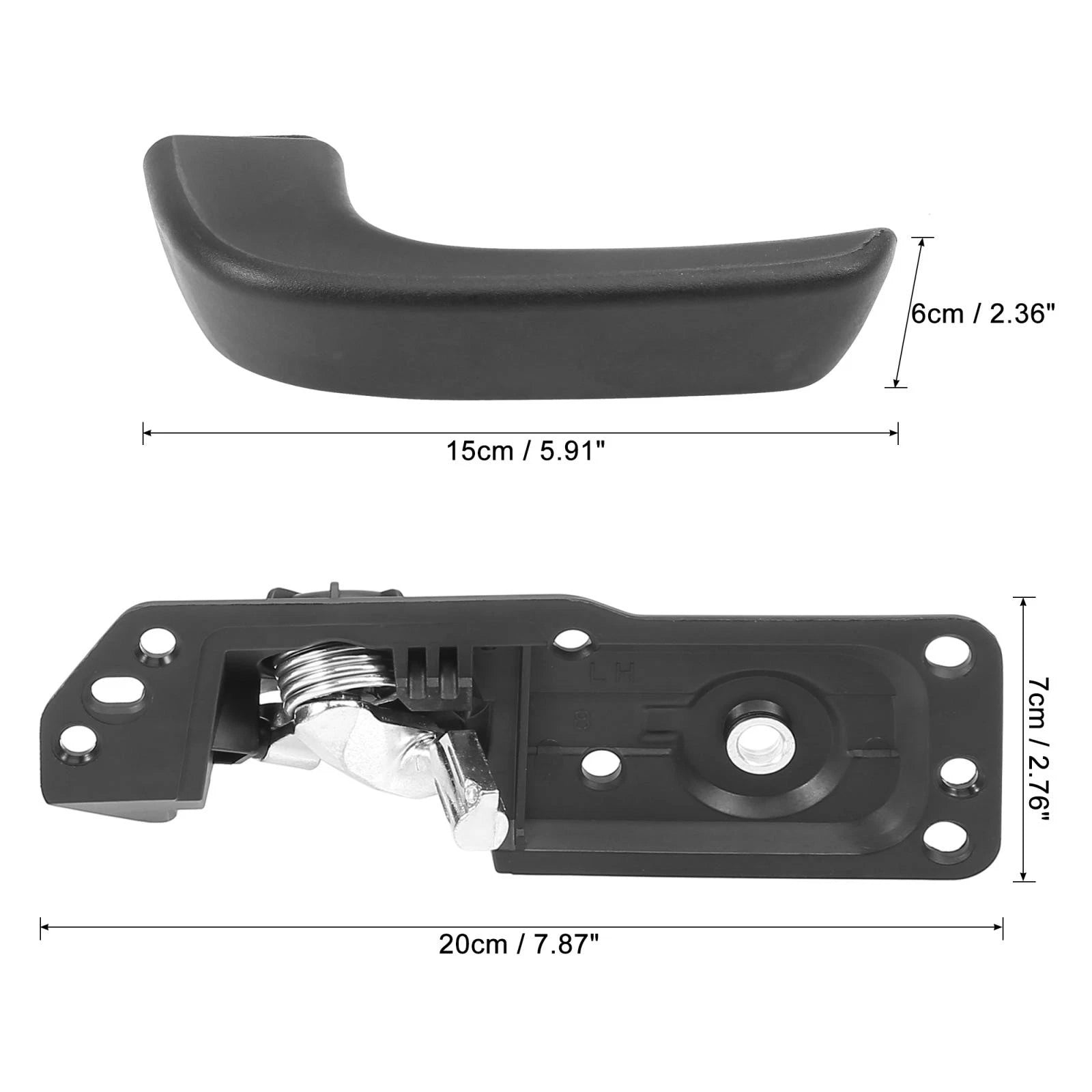 Car Interior Door Handle Front Left Side Replacement for Chevy Silverado (2007–2014)