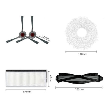 Mop Station Vacuum Brush Kit with HEPA Filter for ECOVACS YEEDI