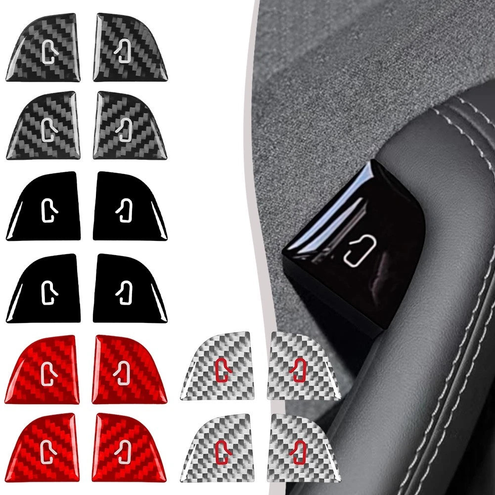 4PCS Window Switch Trim for Tesla Model 3/Y (2024–2025)