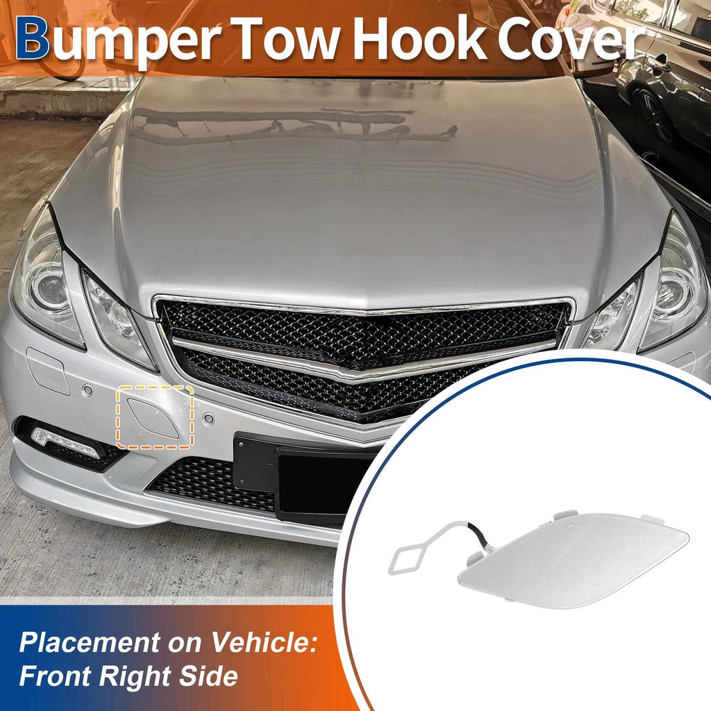 Front Tow Hook Cover Replacement for Mercedes-Benz E Class (W212) (2010–2016)