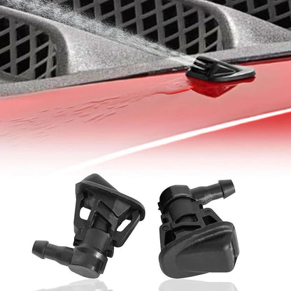 Front Windshield Wiper Washer Nozzle for Jeep Wrangler JK (2013–2017) 55156728AB