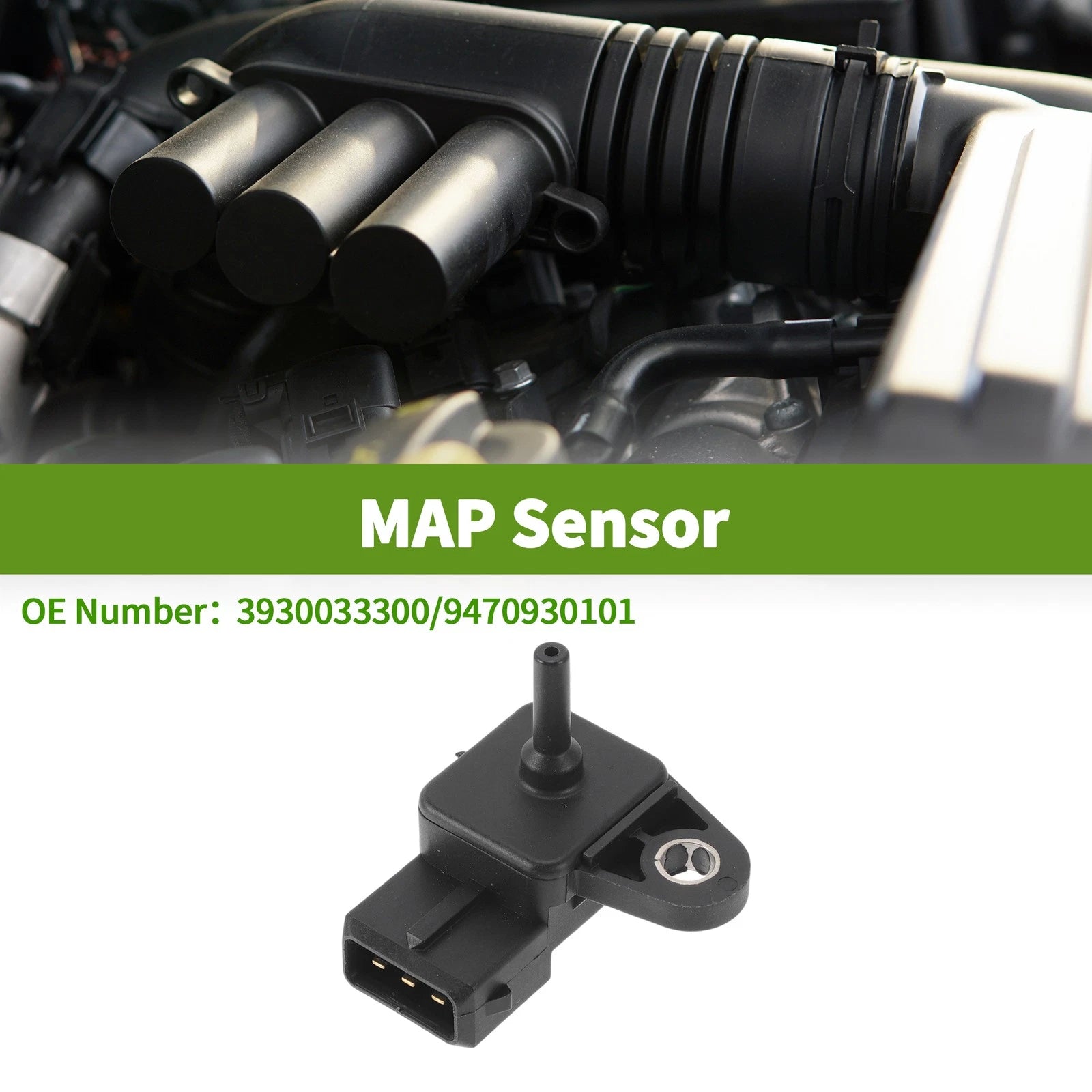 Manifold Absolute Pressure Sensor OEM Replacement for Hyundai Azera (2011–2014)