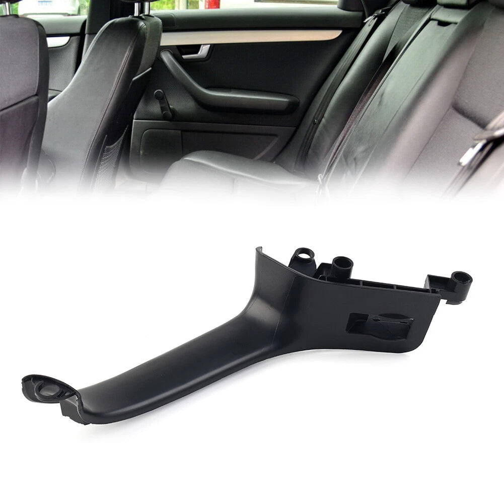 Car Inner Doors Handle Pull Trim Cover For Audi A4 B6 B7 2002-2008 1PCS Black