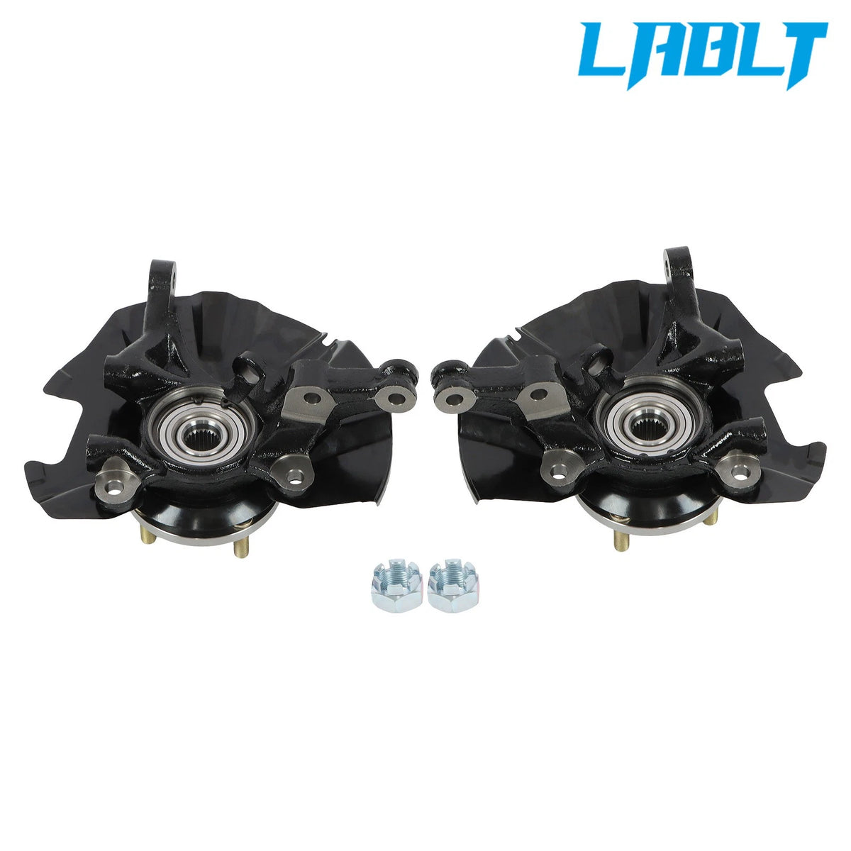 Front LH+RH Steering Knuckle Assembly for Kia Rio, Rio5, Hyundai Accent (2006–2011)
