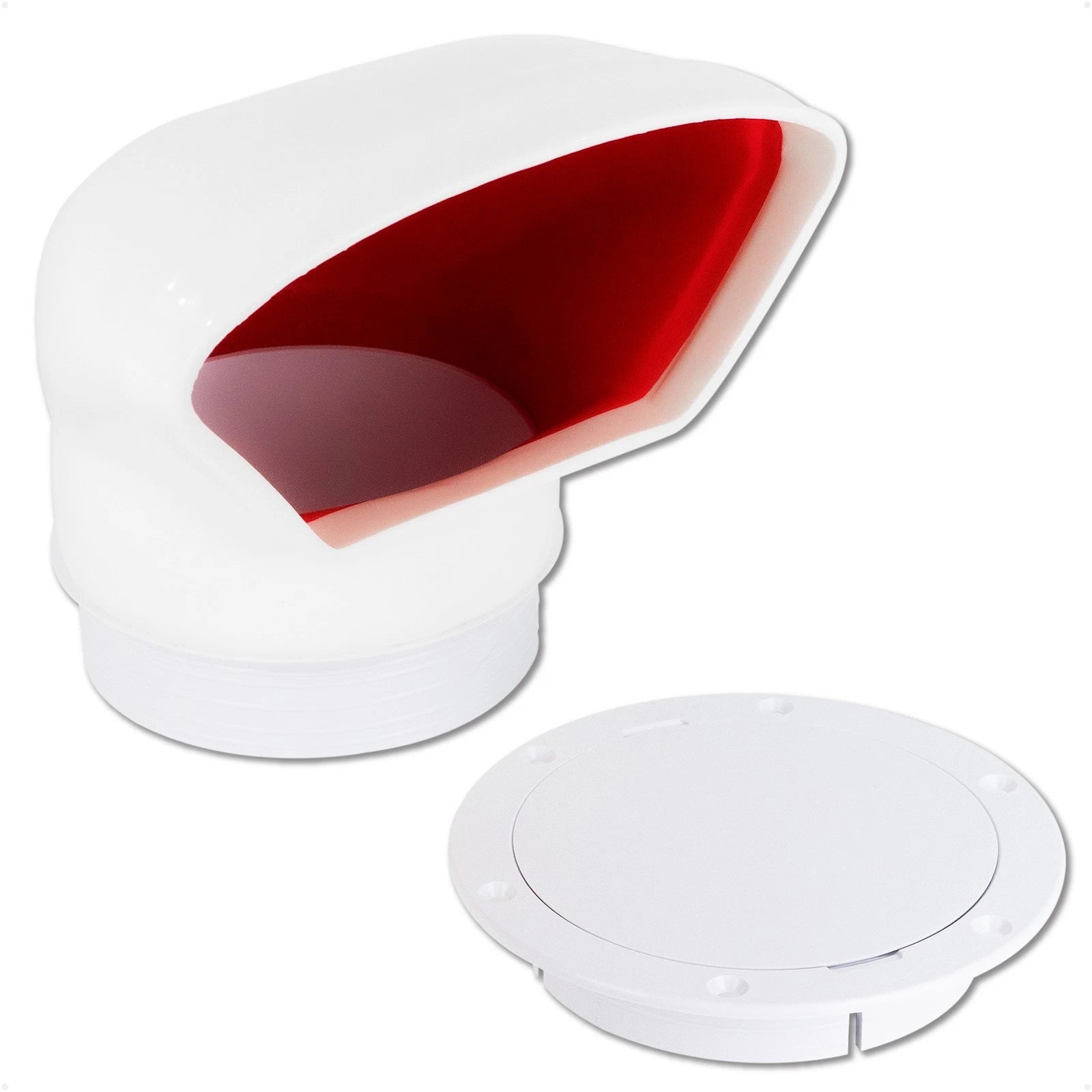 3-Inch Cowl Vent with Snap-On Deck Plate for