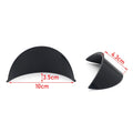 Black Passing Lamp Visor for Harley Softail Touring Dyna (4.5")