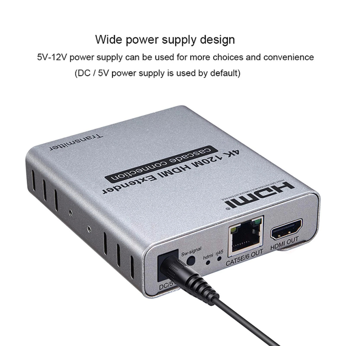 HDMI Extender for HDMI Splitter (4K 120M, Cat5e/6, RJ45)