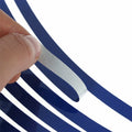 Blue Reflective Wheel Rim Stickers for