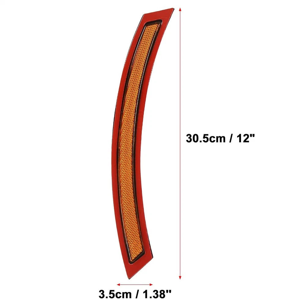 Yellow Lens Front Bumper Side Marker Reflectors for BMW X5 (2014–2016)