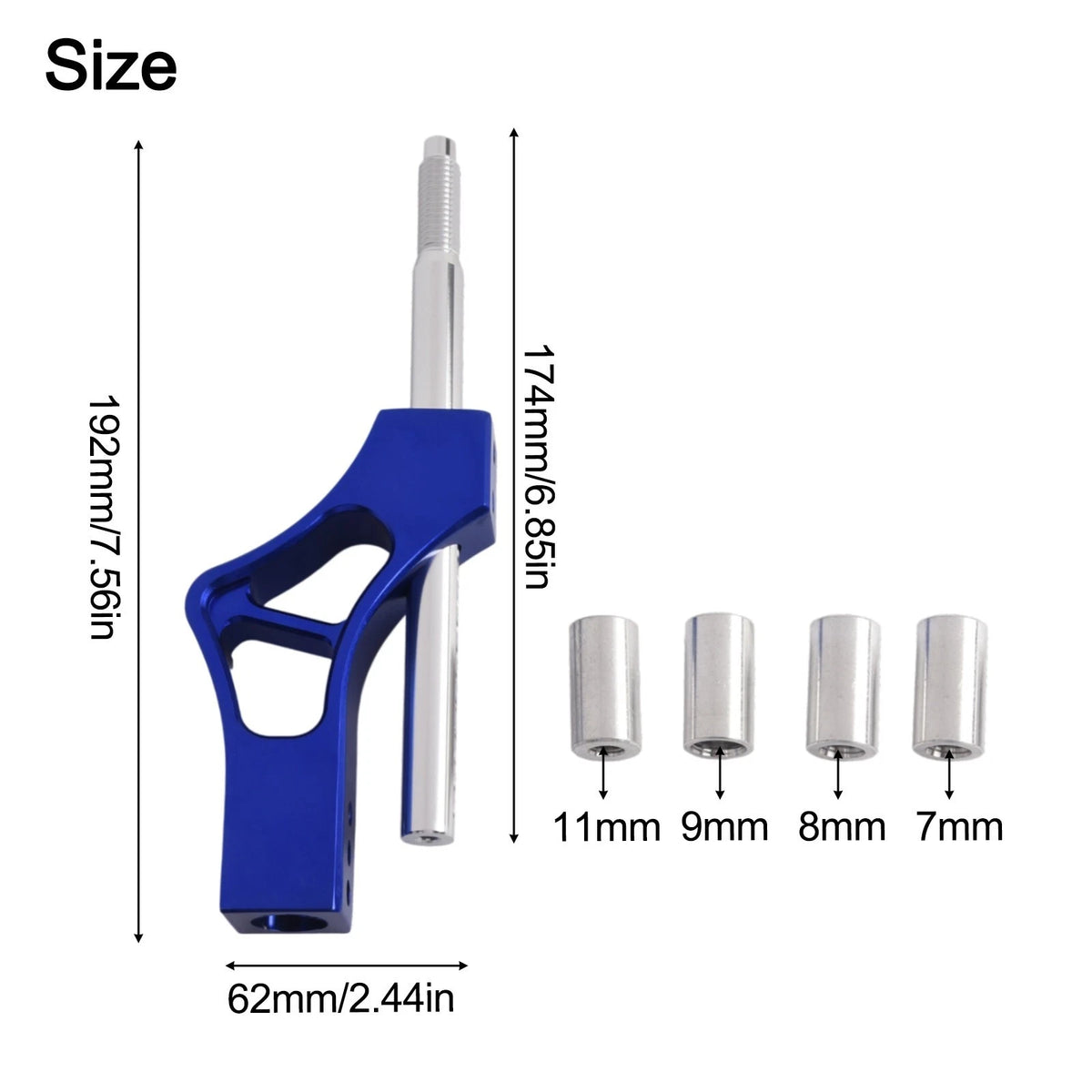 Metal Gear Shifter Extender for Most Car Models (Universal Fit)