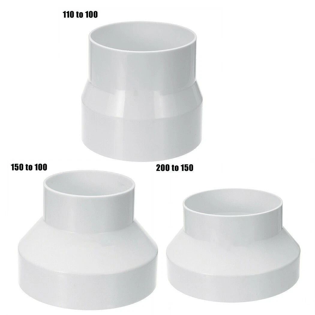 Reducer Adapter for Fan Ventilation Pipe Connector