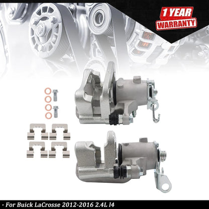 Set of 2 Brake Calipers for Buick LaCrosse (2012–2016) 18-B5324
