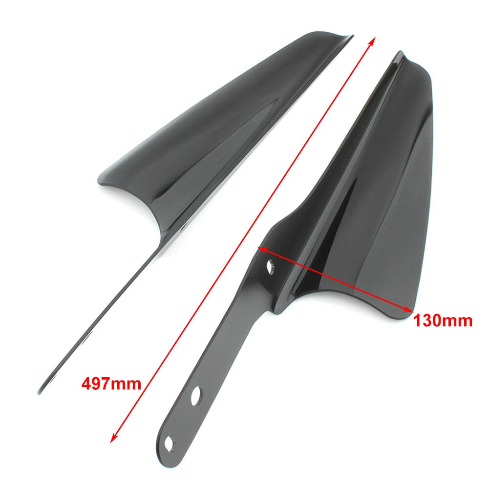 Front Fork Mount Wind Deflectors for Harley Road King (1995–2020)