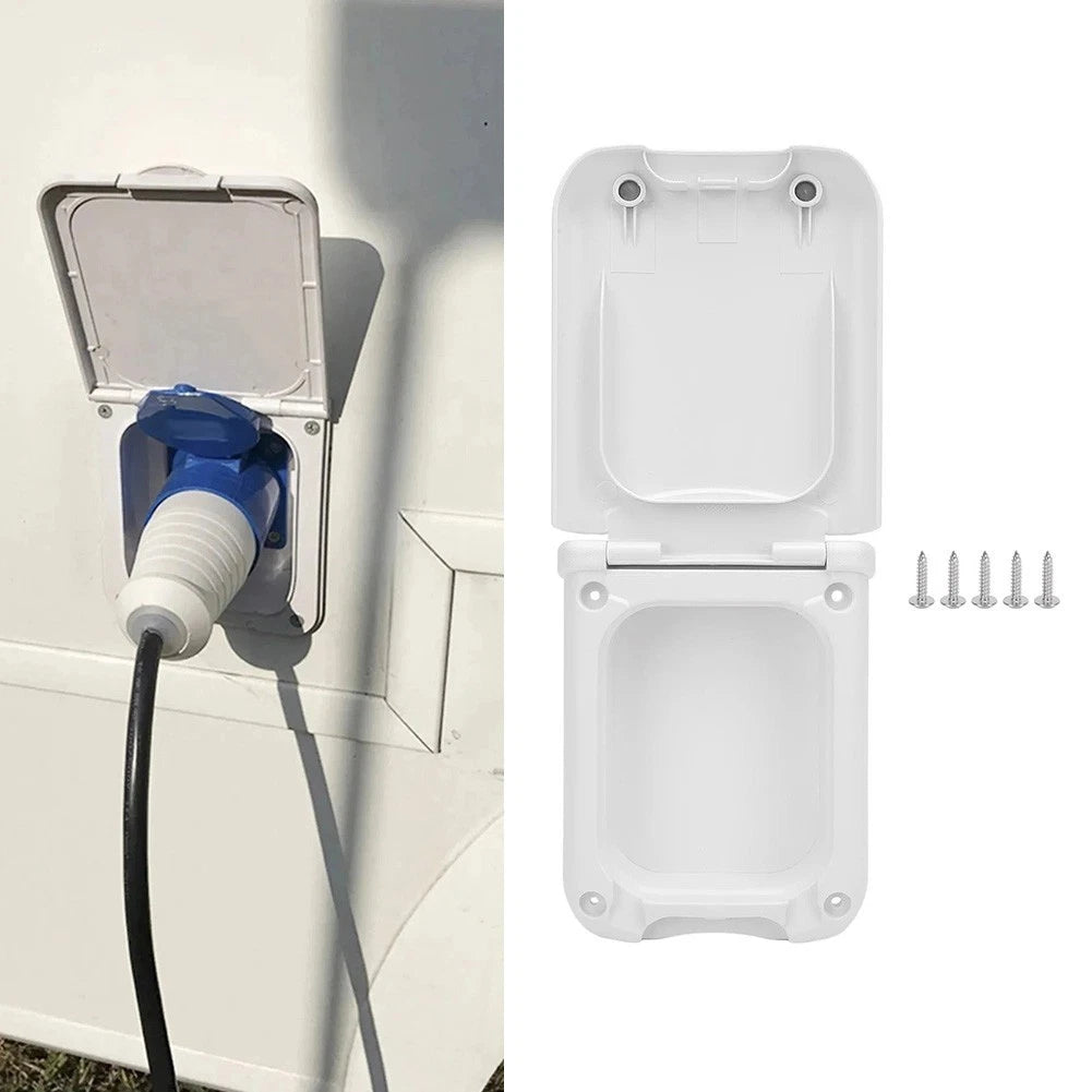 Trailer Electrical Outlet Box for (ABS, UV Proof)