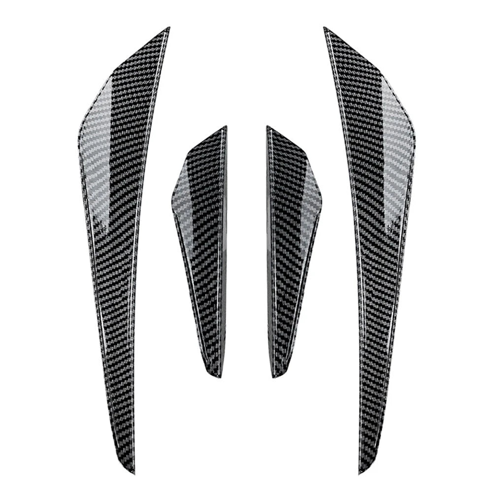 For VW Golf 8 GTD R Line 2020-2023 Front Bumper Side Spoiler Splitter Air Blade