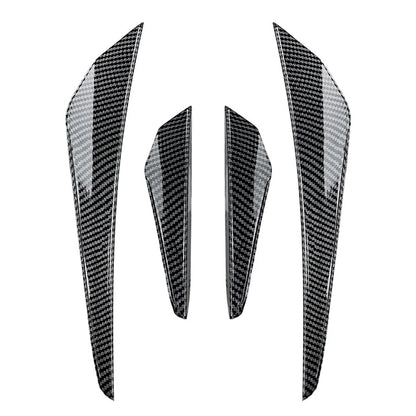 For VW Golf 8 GTD R Line 2020-2023 Front Bumper Side Spoiler Splitter Air Blade