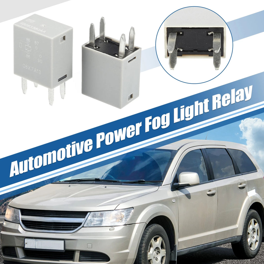 2x Power Relay 4 Pin OEM Replacement for Dodge Ram and Jeep (2011–2020)