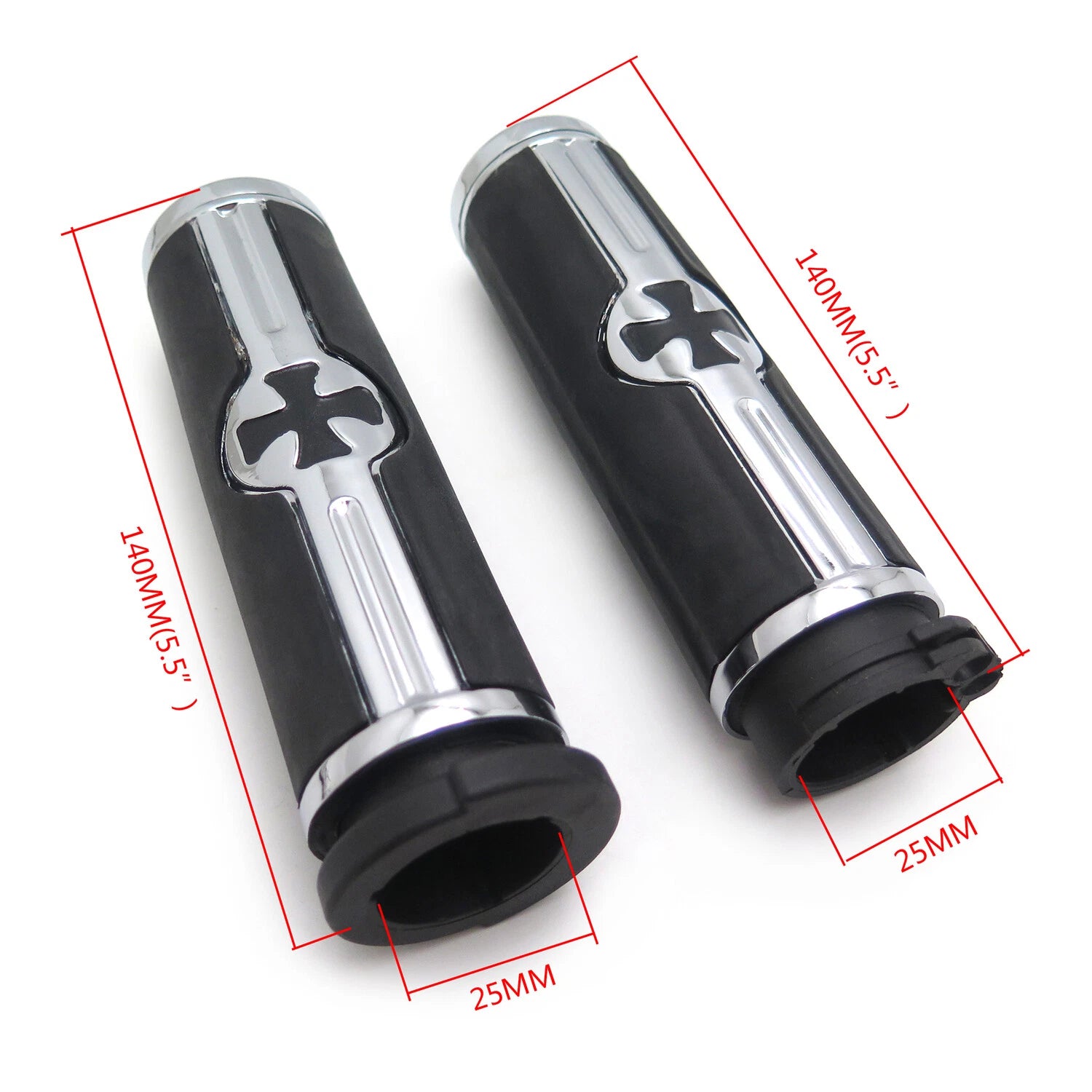 1" Hand Grips for Harley Davidson VRSC, XL, XR, Dyna, Softail (1996–Present)
