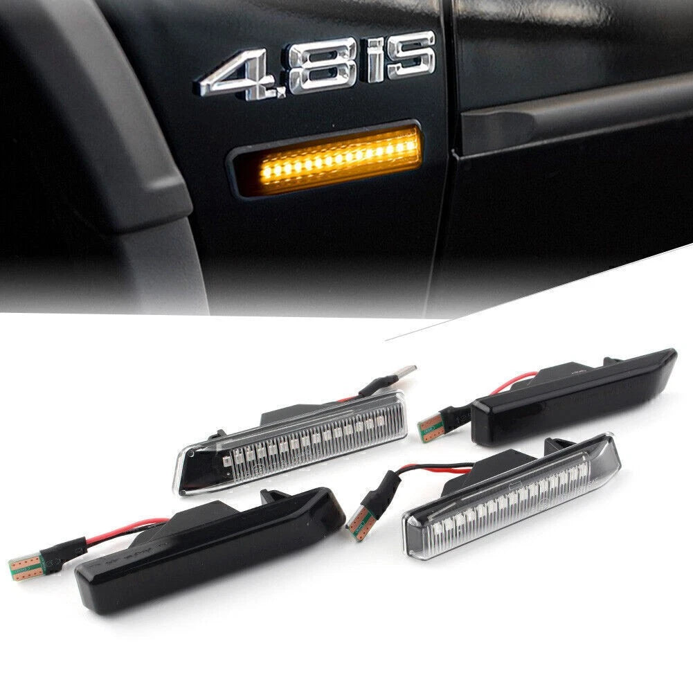 Dynamic LED Side Marker Turn Signal Light for BMW X5 E53 (2000–2006), 3 Series E36 (1997–1999)