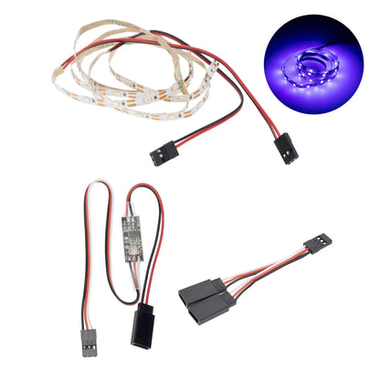 Remote Controlled LED Light Strip for RC Fixed Wing Airplane (No Year)