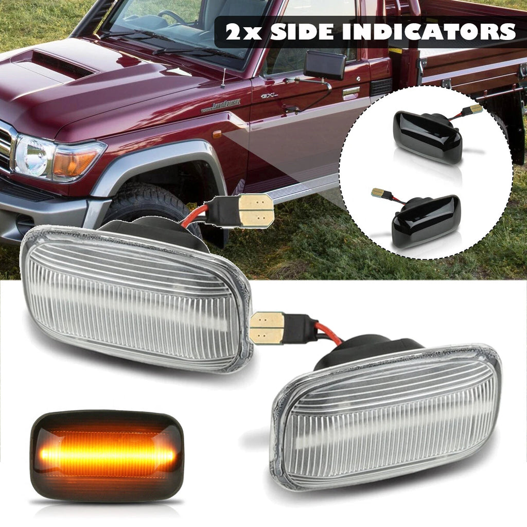 LED Side Marker Turn Signal Lamp for Toyota Land Cruiser 90 100 (1998–2007)