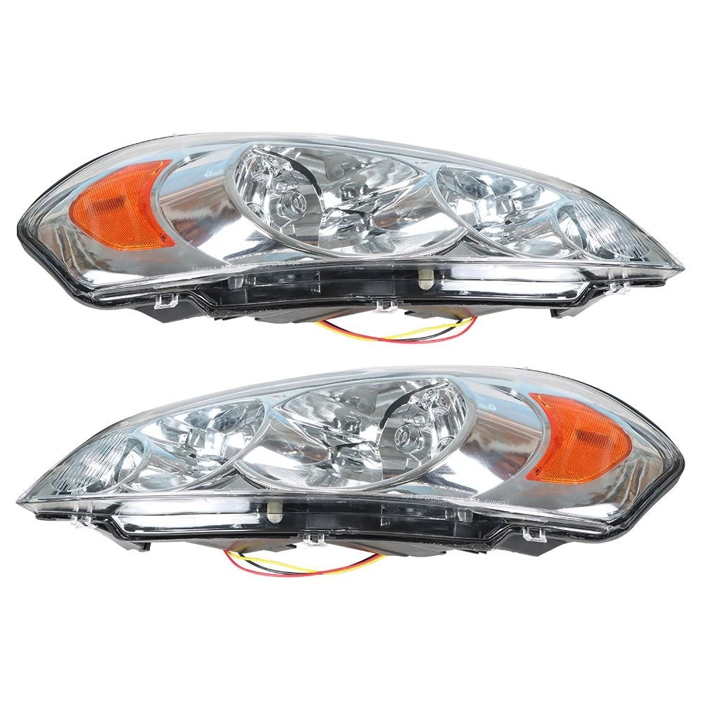 Halogen Headlights for Chevrolet Impala (2006–2013) Driver+Passenger Side