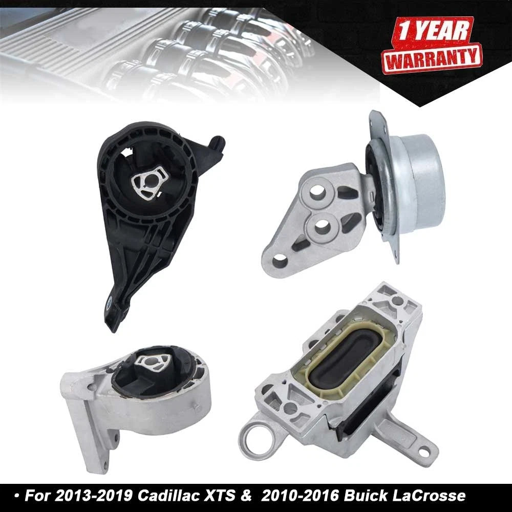 4PCS Motor & Trans Mount Set for 2013-2019 3.6L AWD Auto Trans