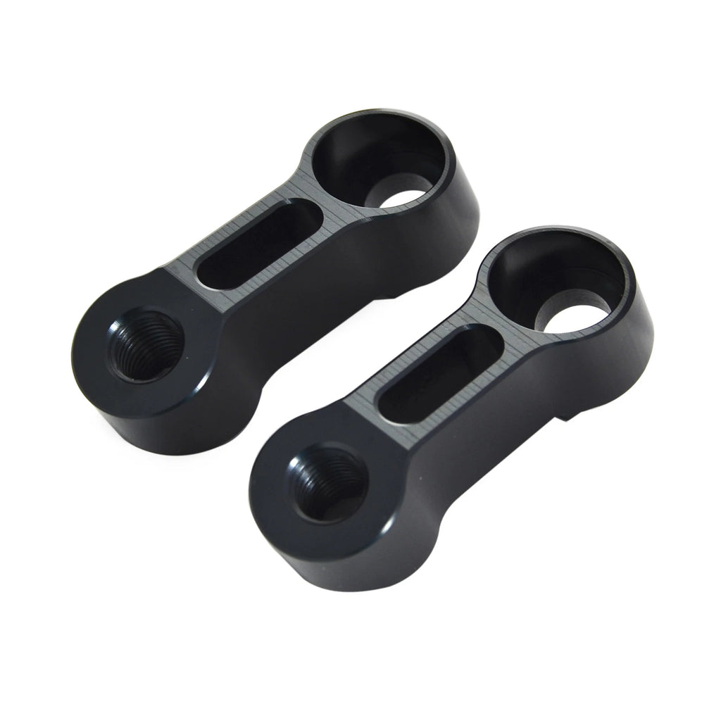 10mm Motorcycle Mirror Mount Risers Extenders Adapters Universal Black