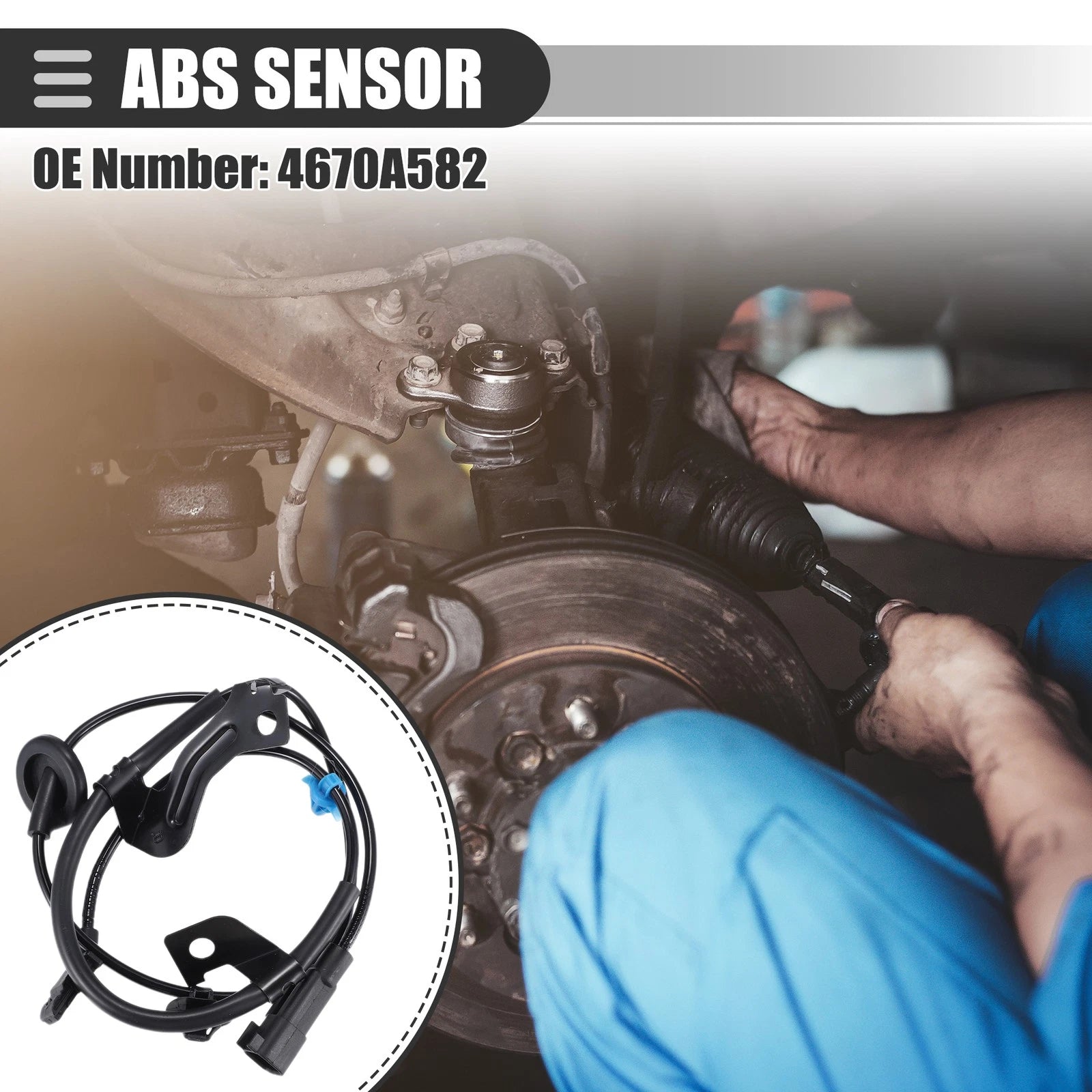 Rear Right ABS Wheel Speed Sensor Replacement for Mitsubishi Lancer (2008–2015)