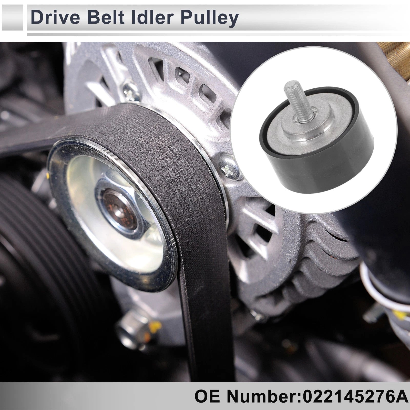 Drive Belt Idler Pulley for Audi Q7 (2005–2015) Heavy Duty Replacement