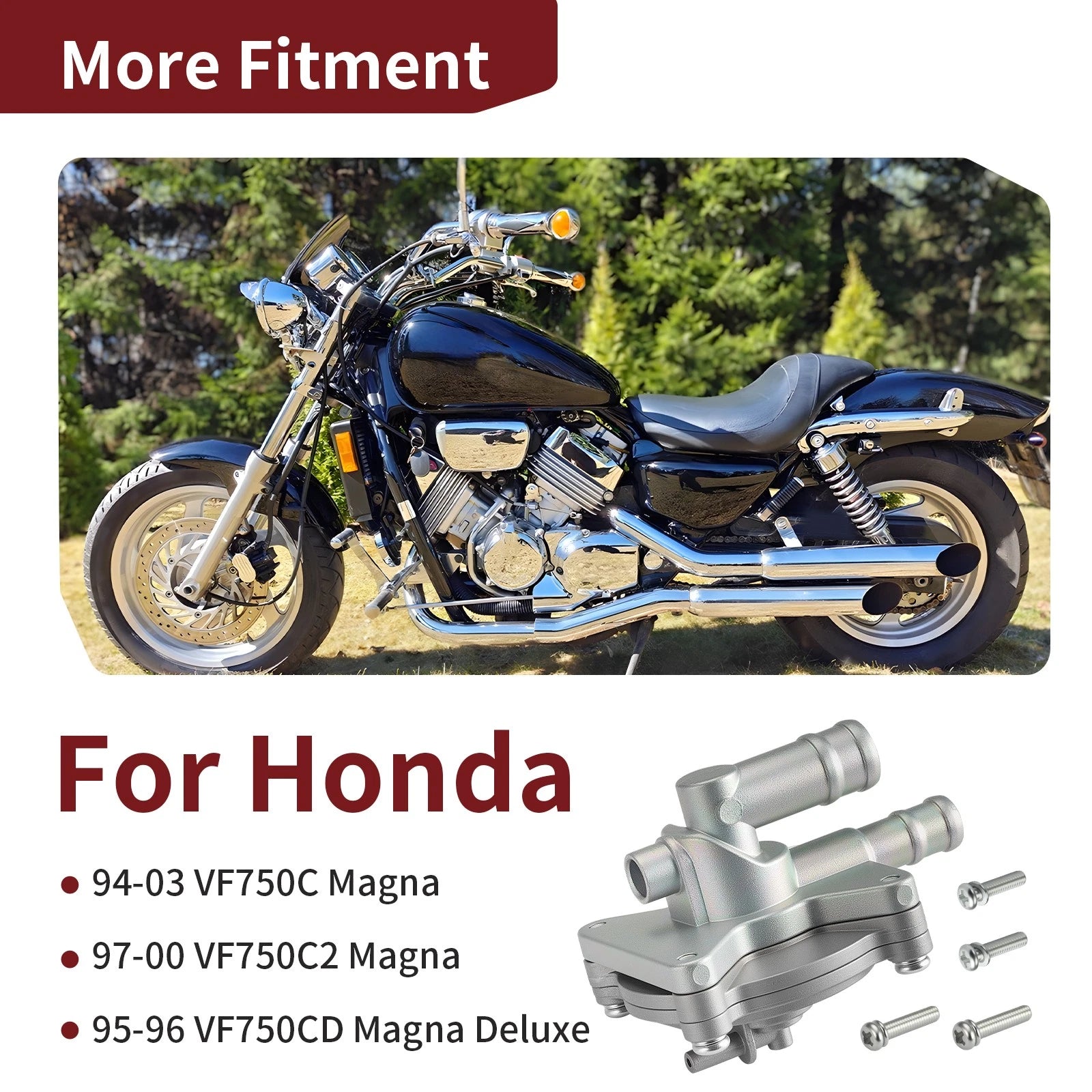 Fuel Petcock Valve for Honda VF750C Magna (1982–1983) 16970-MZ5-003